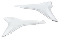 UFO White Airbox Covers for Honda: CRF250R (2010-2013), CRF450R (2009-2012)