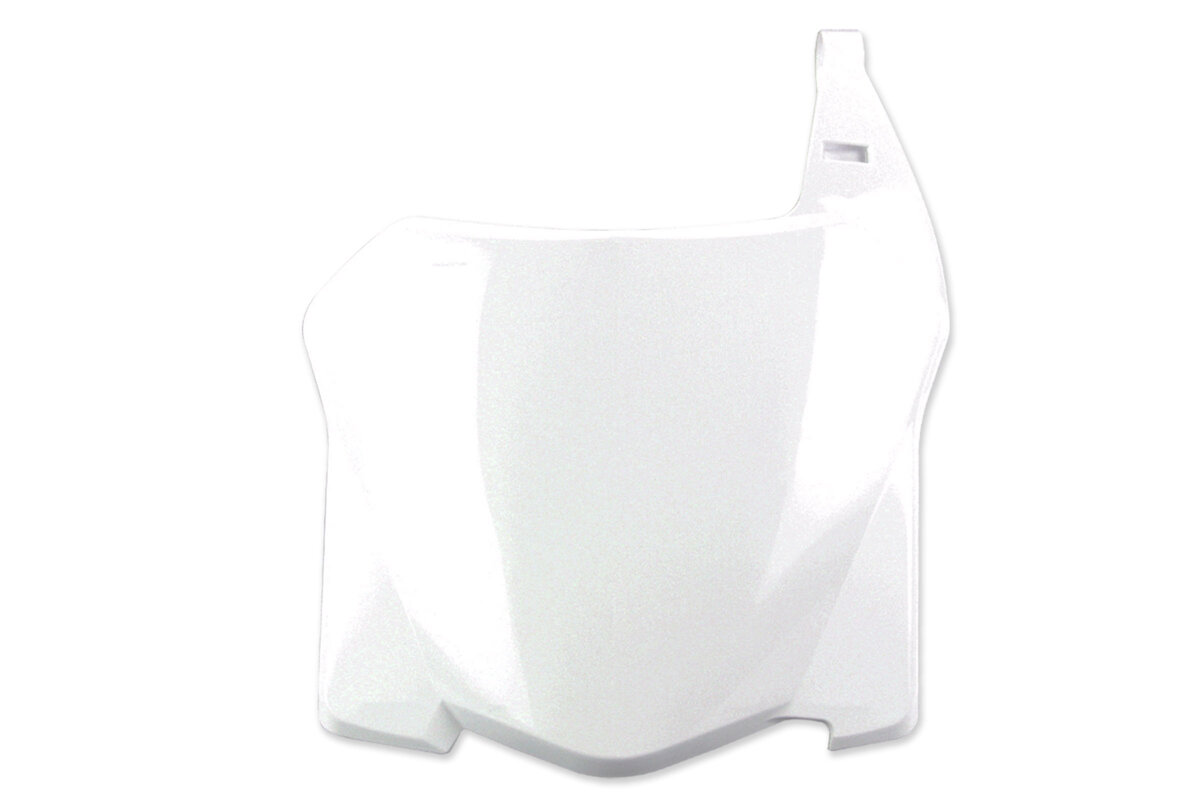Polisport White Front Number Plate 08-09 CRF250, CRF450
