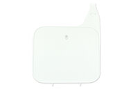 UFO White Front Number Plate for Honda: CR125R (1987-1994), CR250R (1987-1994), CR500R (1986, 1990-1994)