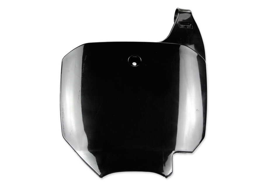 UFO Black Front Number Plate 0325 CR85, CRF150