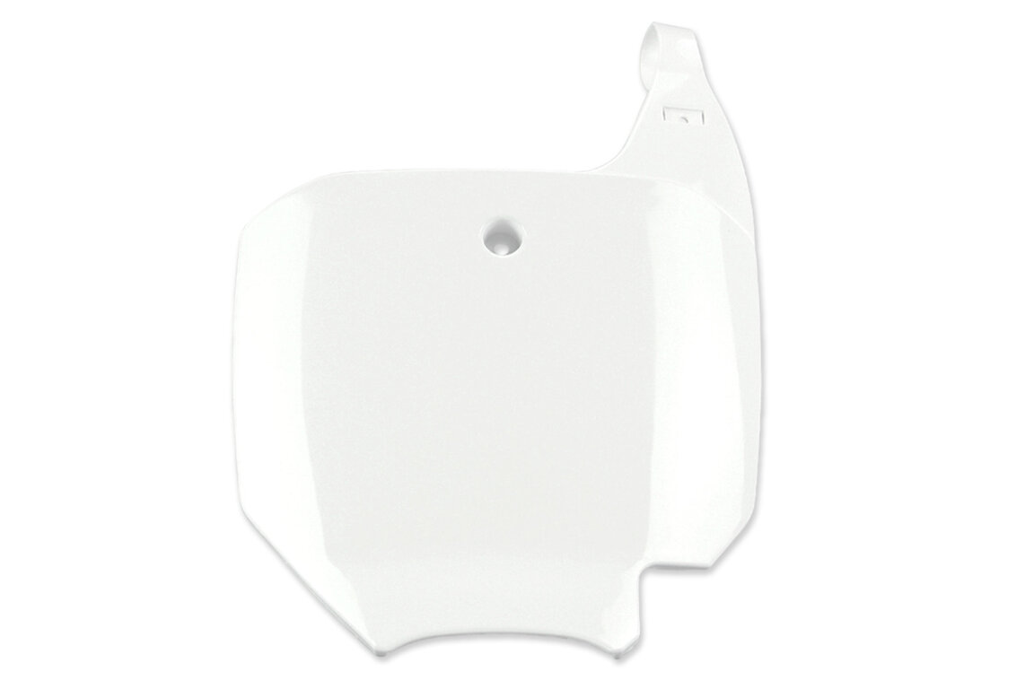 Polisport White Front Number Plate for Honda: CR85R (2003-2007), CRF150R (2007-2026), CRF150R Expert (2007-2026)