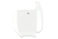 Polisport White Front Number Plate for Honda: CR85R (2003-2007), CRF150R (2007-2026), CRF150R Expert (2007-2026)