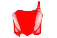 Polisport Red Front Number Plate for Honda: CRF250R (2010-2013), CRF450R (2009-2012)