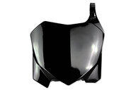 Polisport Black Front Number Plate for Honda: CRF250R (2010-2013), CRF450R (2009-2012)