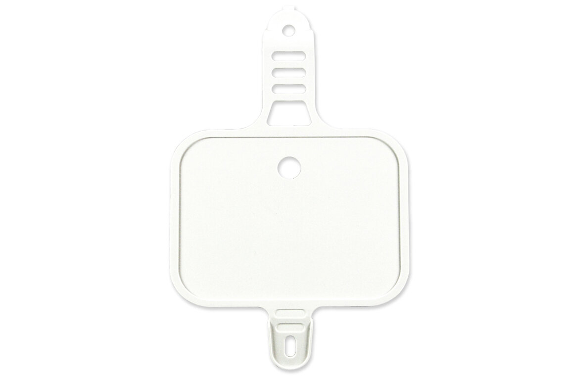 Polisport White Front Number Plate for Honda: CRF50F (2004-2026)