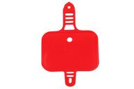 UFO Red Front Number Plate for Honda: CRF50F (2004-2027)