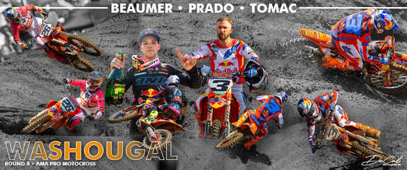 Watch AMA Pro Motocross Round 8 at Washougal inside Washougal, WA