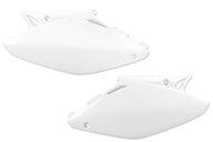 Polisport White Side Number Plates for Honda: CR125R (2002-2007), CR250R (2002-2007)