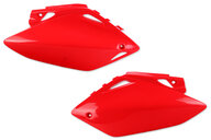 UFO Red Side Number Plates for Honda: CRF450R (2005-2006)