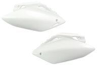 Polisport White Side Number Plates for Honda: CRF450R (2005-2006)