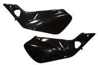 UFO Black Side Number Plates for Honda: CR125R (1998-1999), CR250R (1997-1999)