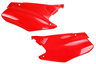 Red Side Number Plates 2000 Honda CR125R, 2001 Honda CR125R, 2000 Honda CR250R, 2001 Honda CR250R