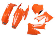 UFO Orange Plastic Kit for KTM: SX105 (2006-2011), SX85 (2006-2012), XC105 (2008-2009), XC85 (2008-2009)