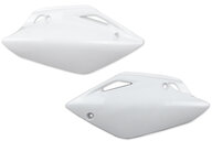 UFO White Side Number Plates for Honda: CRF150R (2007-2026), CRF150R Expert (2007-2026)