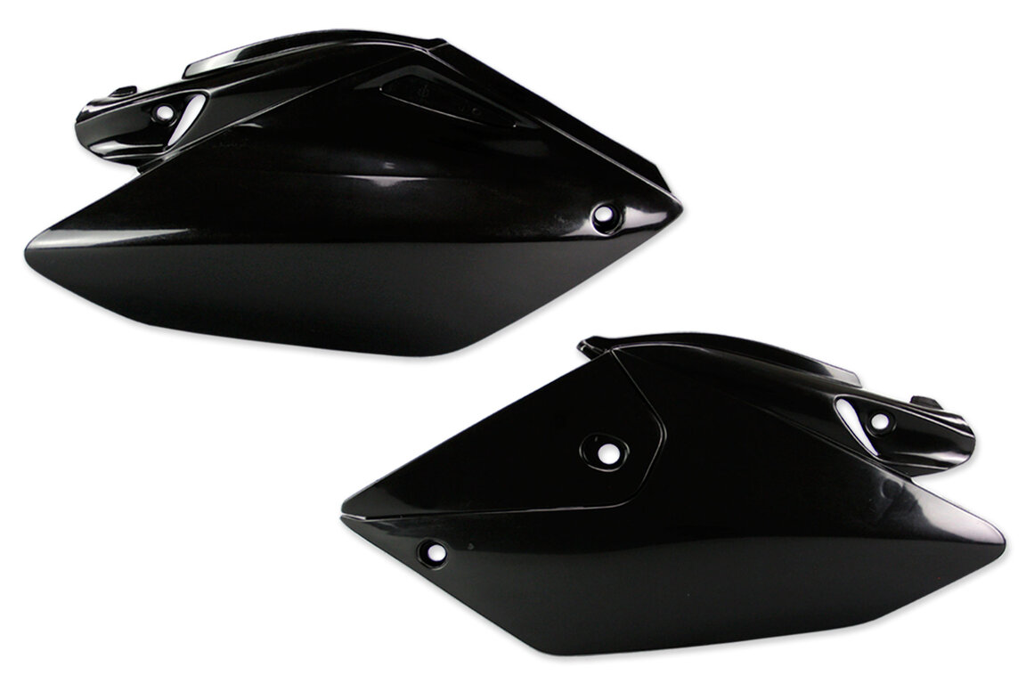 UFO Black Side Number Plates for Honda: CRF250X (2004-2017)
