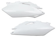 Polisport White Side Number Plates for Honda: CRF250R (2010), CRF450R (2009-2010)