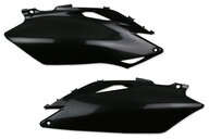 UFO Black Side Number Plates for Honda: CRF250R (2010), CRF450R (2009-2010)
