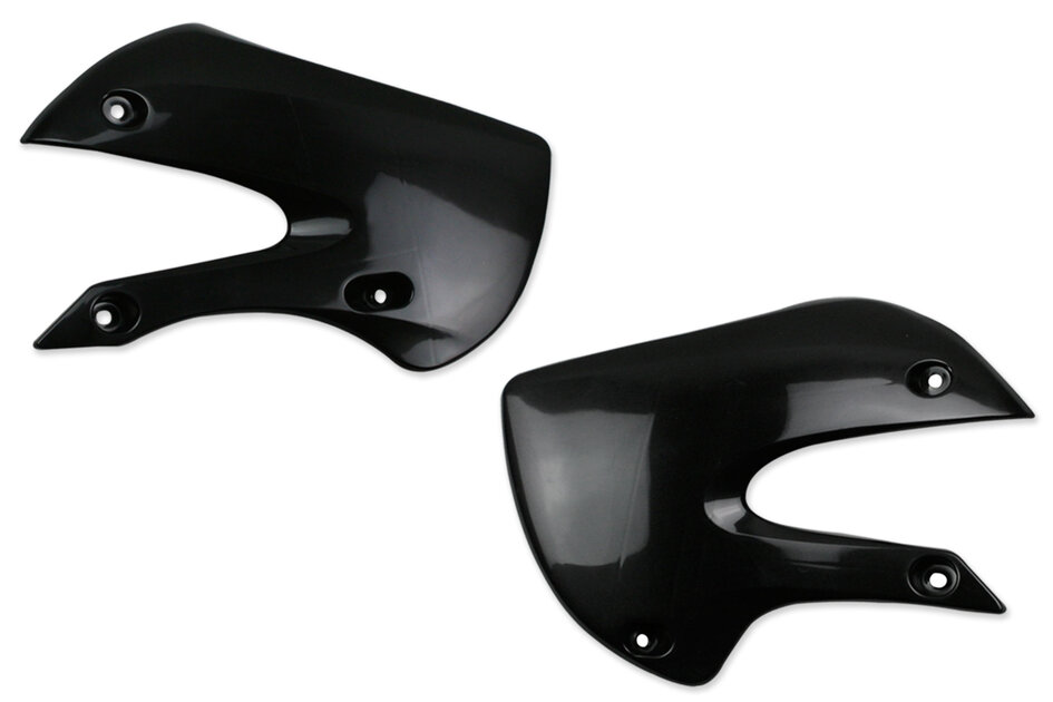 Custom Knight Rider Radiator Shroud UFO Black Radiator Shroud Set 00-26 KLX110, KX65, RM65
