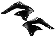 UFO Black Radiator Shroud Set for Kawasaki: KX450F (2006-2008)