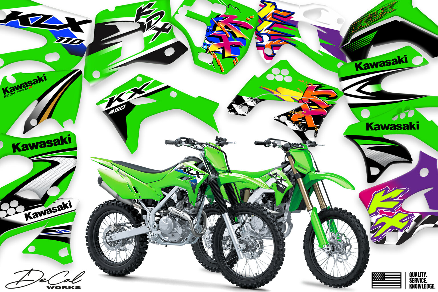 Kawasaki OEM Replica Series Dirt Bike Graphics Design Help Center