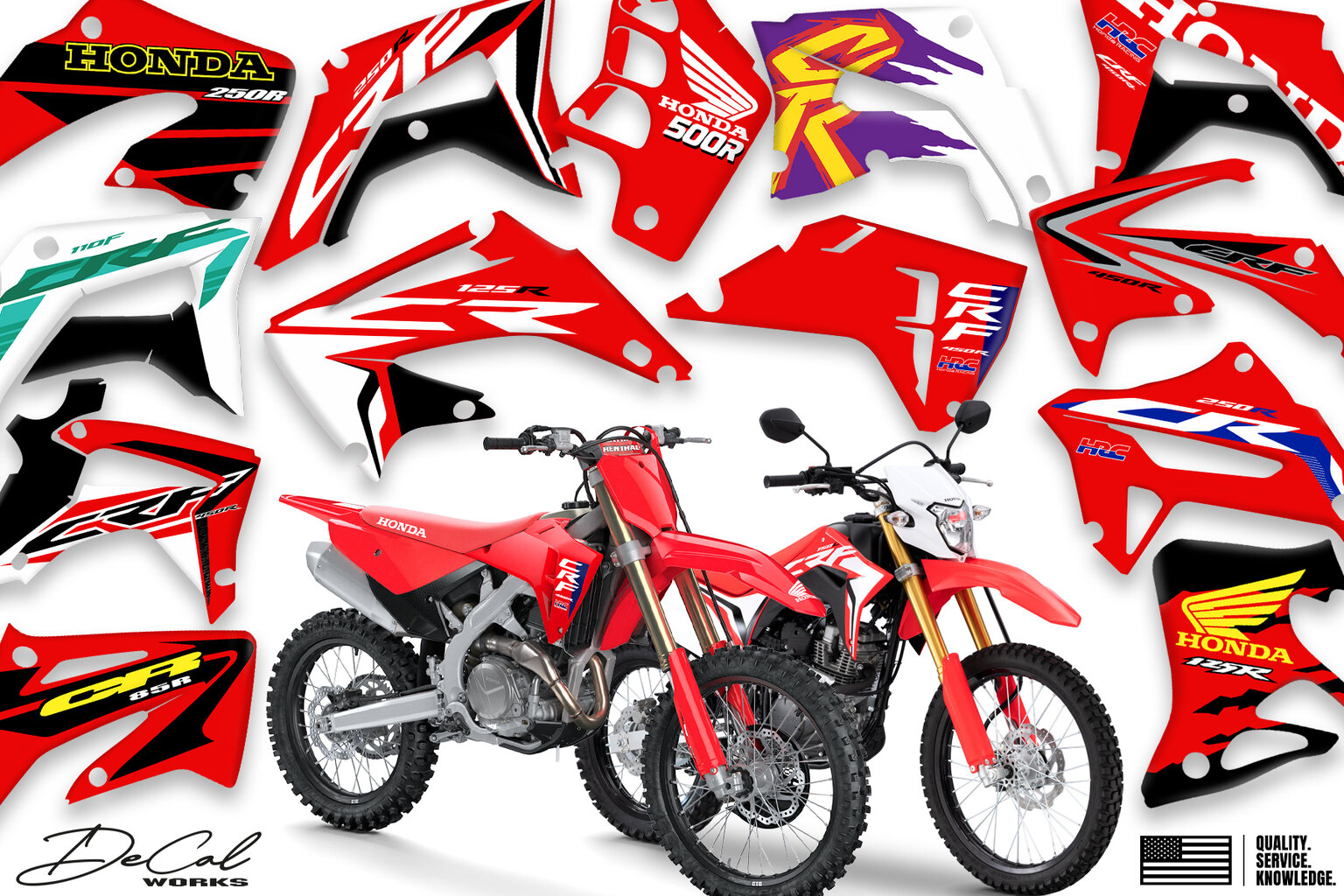 Honda OEM Replica Dirt Bike Graphics Design Help Center Order Today!