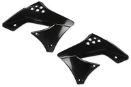 UFO Black Radiator Shroud Set for Kawasaki: KX250F (2009-2012)