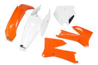 UFO OEM Color Plastic Kit for KTM: SX105 (2006-2011), SX85 (2006-2012), XC105 (2008-2009), XC85 (2008-2009)
