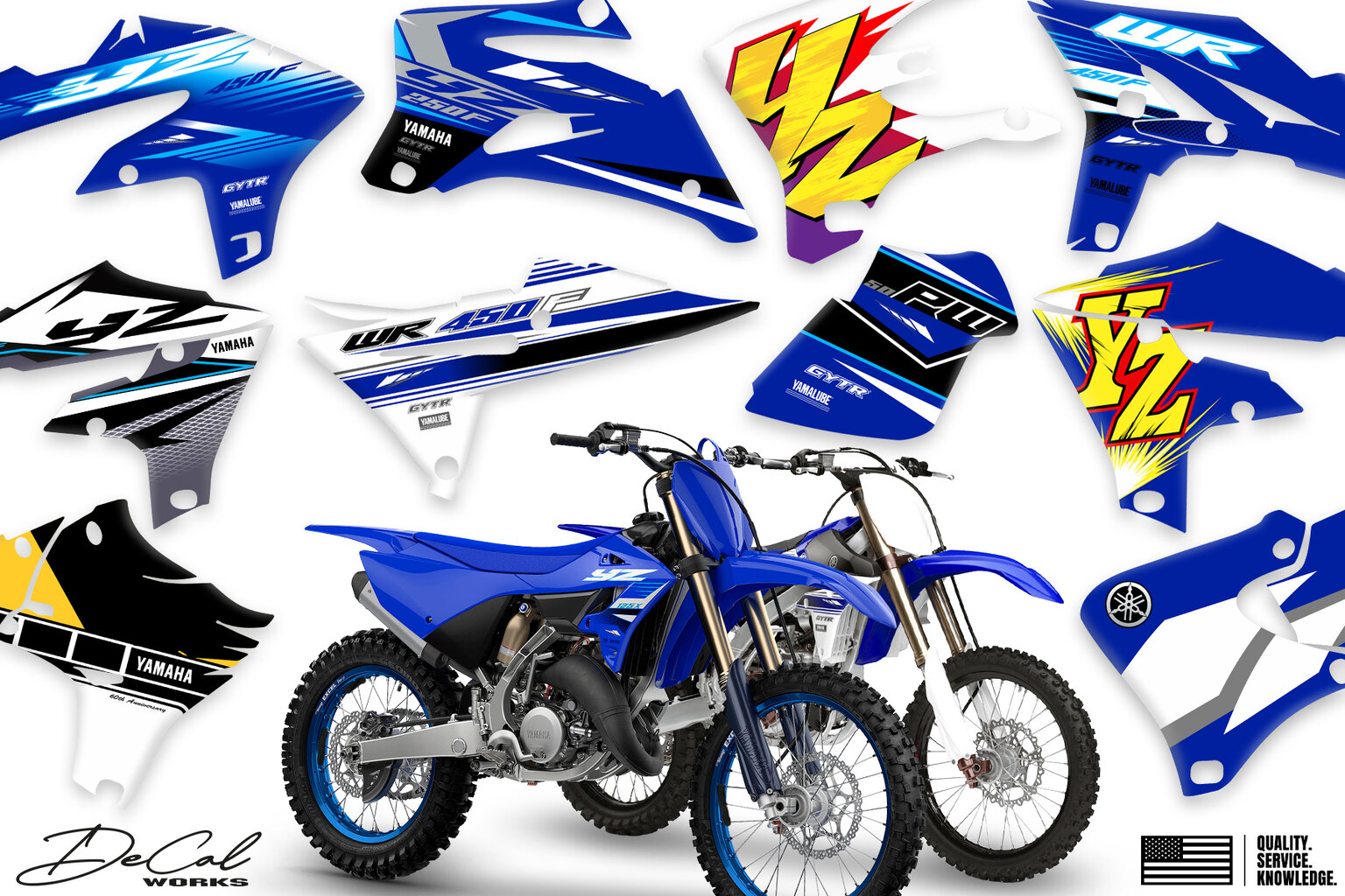 Yamaha OEM Replica Dirt Bike Graphics Design Help Center Order Today!