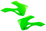 Polisport Green Radiator Shroud Set for Kawasaki: KX125 (1999-2002), KX250 (1999-2002)