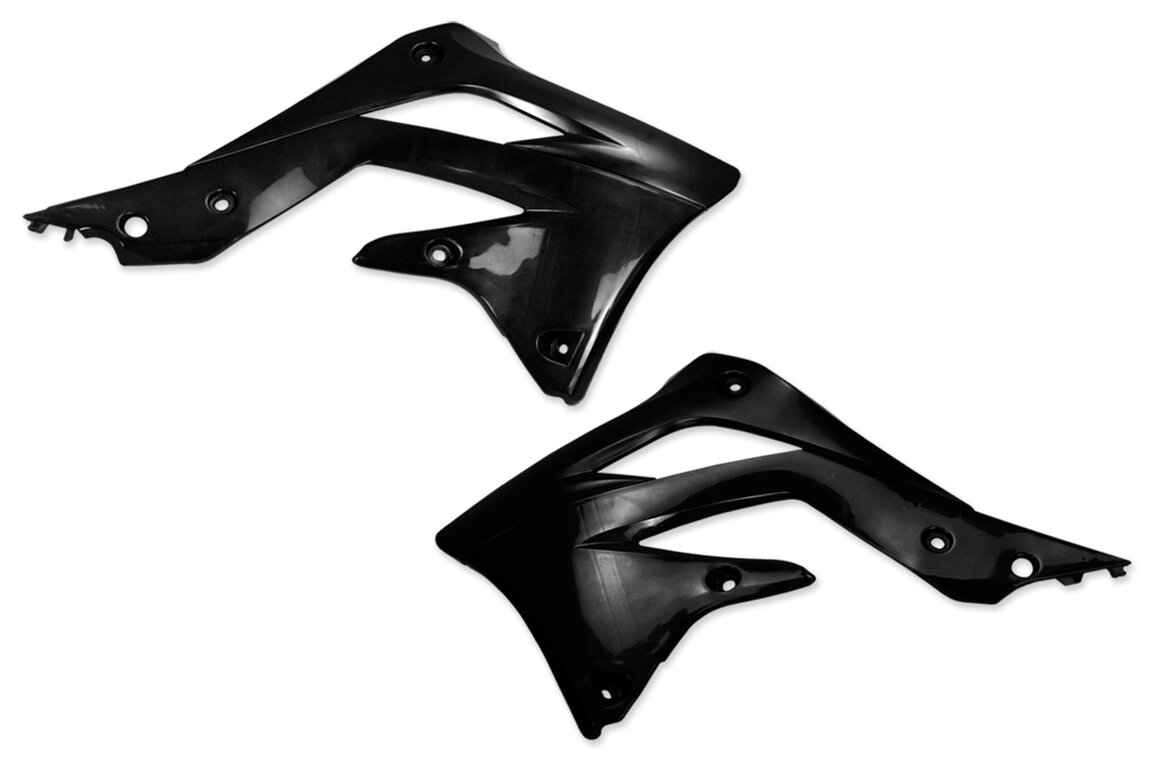 Acerbis Black Radiator Shroud Set for Kawasaki: KX450F (2012-2015)
