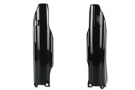 Polisport Black Lower Fork Guards for Kawasaki: KX250 (2007), KX250F (2006-2008), KX450F (2006-2008)