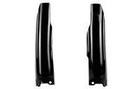 Polisport Black Lower Fork Guards for Kawasaki: KX125 (2004-2007), KX250 (2004-2007), KX250F (2004-2005), Suzuki: RMZ250 (2004-2006)