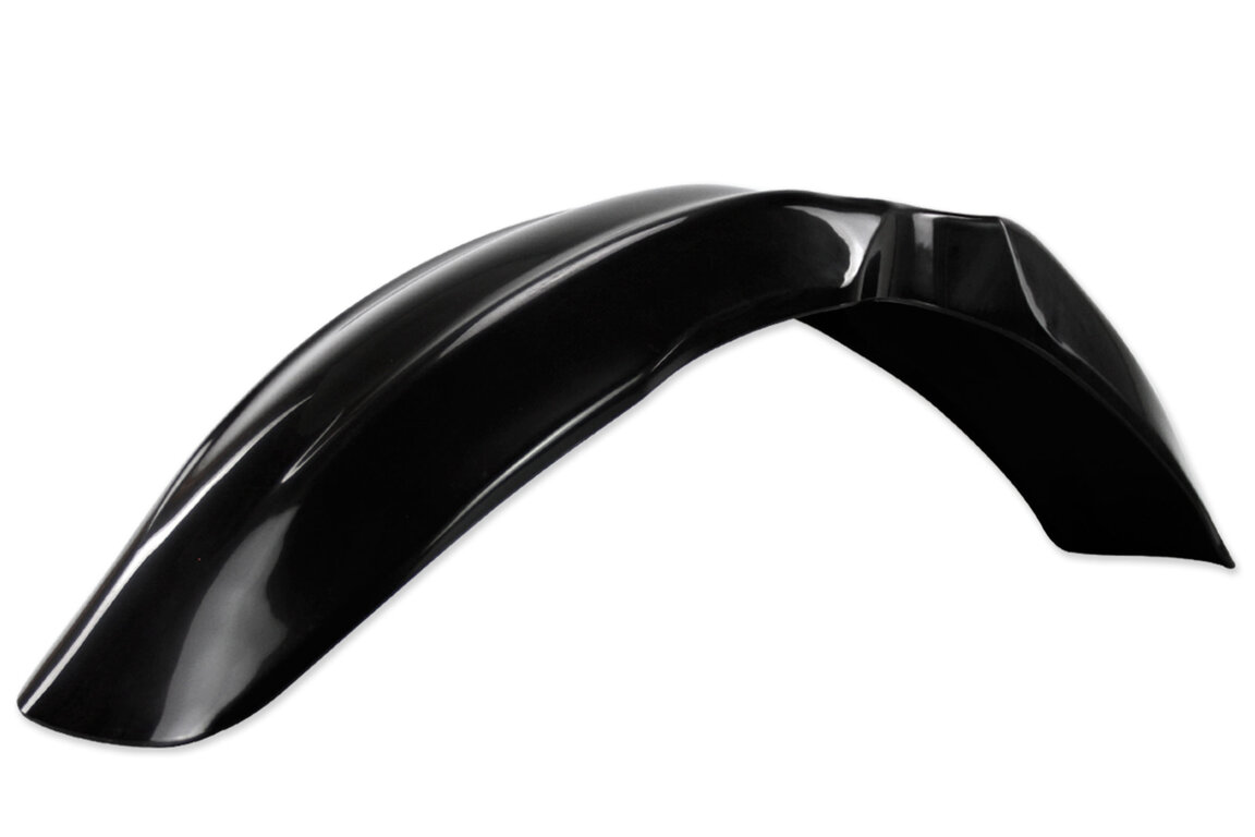 UFO Black Front Fender for Kawasaki: KX65 (2000-2026), Suzuki: RM65 (2003-2007)