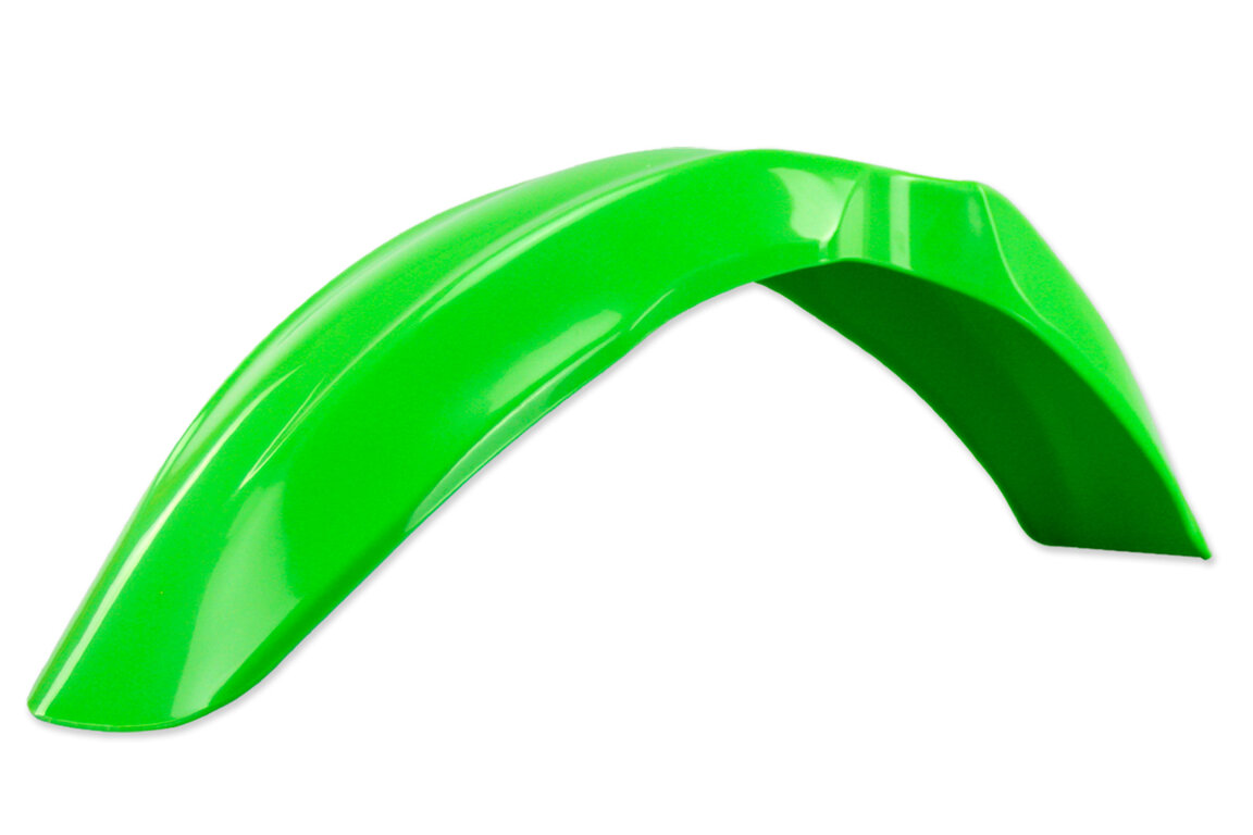Polisport Green Front Fender for Kawasaki: KX65 (2000-2026), Suzuki: RM65 (2003-2007)