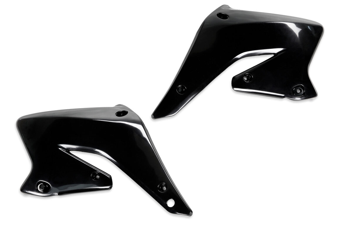 UFO Black Radiator Shroud Set for Suzuki: RMZ250 (2004-2006)
