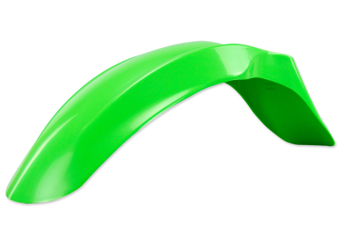 UFO Green Front Fender for Kawasaki: KLX110 (2001-2009)