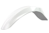 UFO White Front Fender for Kawasaki: KLX110 (2001-2009)