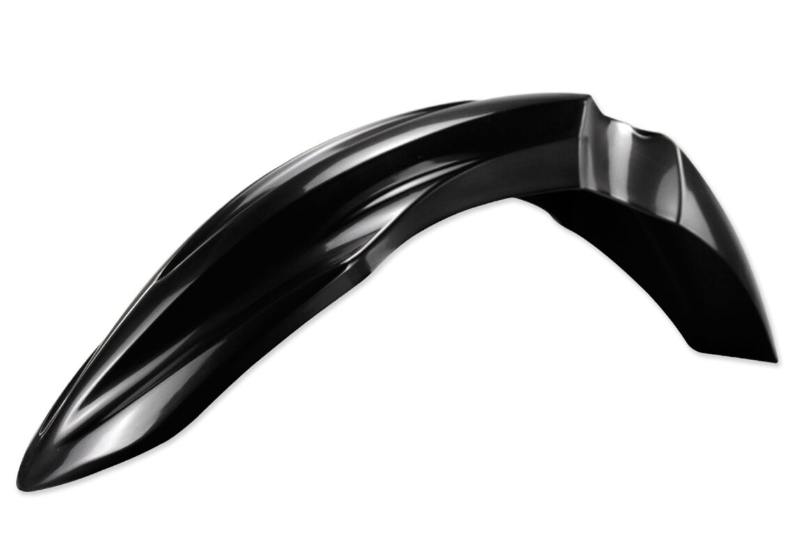 Polisport Black Front Fender for Kawasaki: KX250F (2013-2016), KX450F (2013-2015)