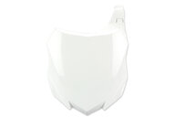 Polisport White Front Number Plate for Kawasaki: KX250F (2013-2016), KX450F (2013-2015)