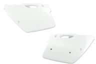Polisport White Side Number Plates for Kawasaki: KX125 (1994-1998), KX250 (1994-1998)