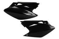 UFO Black Side Number Plates for Kawasaki: KX450F (2006-2008)