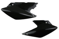 UFO Black Side Number Plates for Kawasaki: KLX450R (2008-2010)