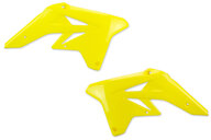 Polisport Yellow Radiator Shroud Set for Suzuki: RMZ250 (2007-2009)