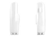 UFO White Lower Fork Guards for Suzuki: RM85 (2005-2026)