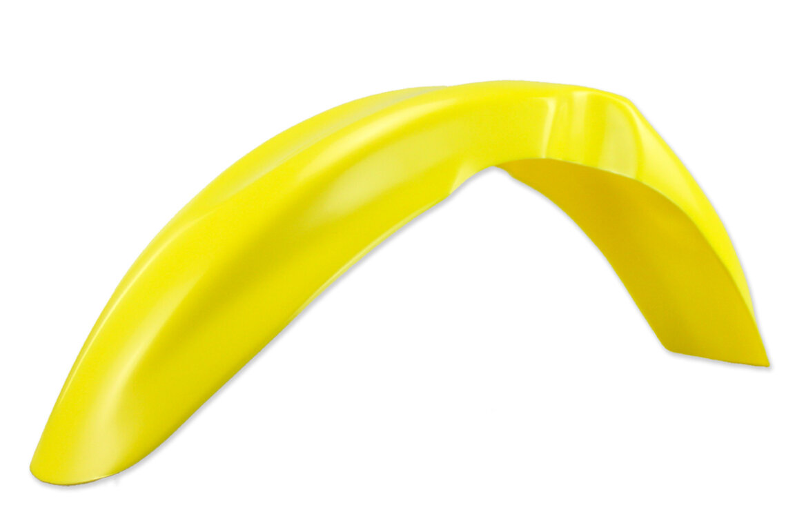 UFO Yellow Front Fender for Suzuki: RM80 (2000-2001), RM85 (2002-2024)