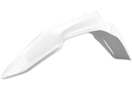 Polisport White Front Fender for Suzuki: RMZ250 (2010-2018), RMZ450 (2008-2017)