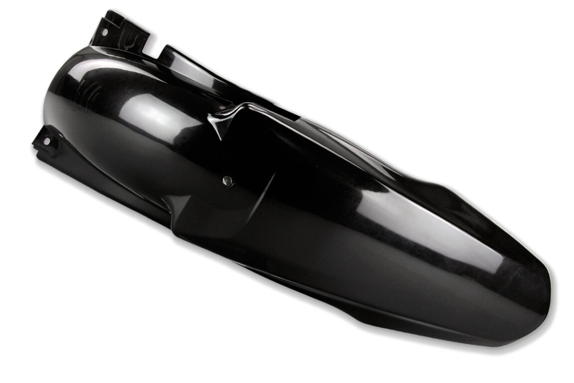 Polisport Black Rear Fender for Suzuki: RM125 (2001-2008), RM250 (2003-2008)