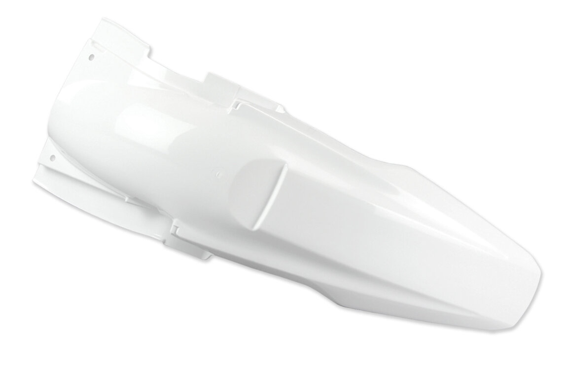 Polisport White Rear Fender for Suzuki: RMZ250 (2007-2009)