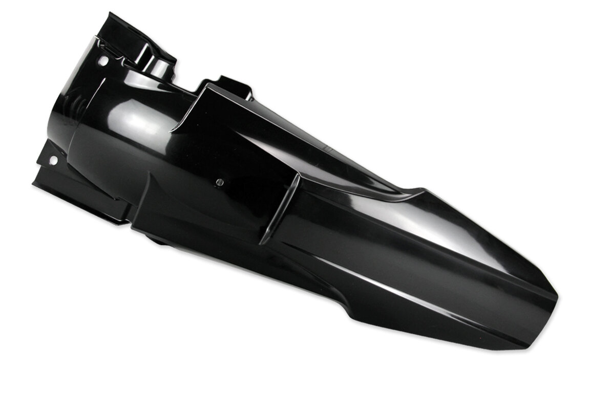 Polisport Black Rear Fender for Suzuki: RMZ450 (2008-2017)