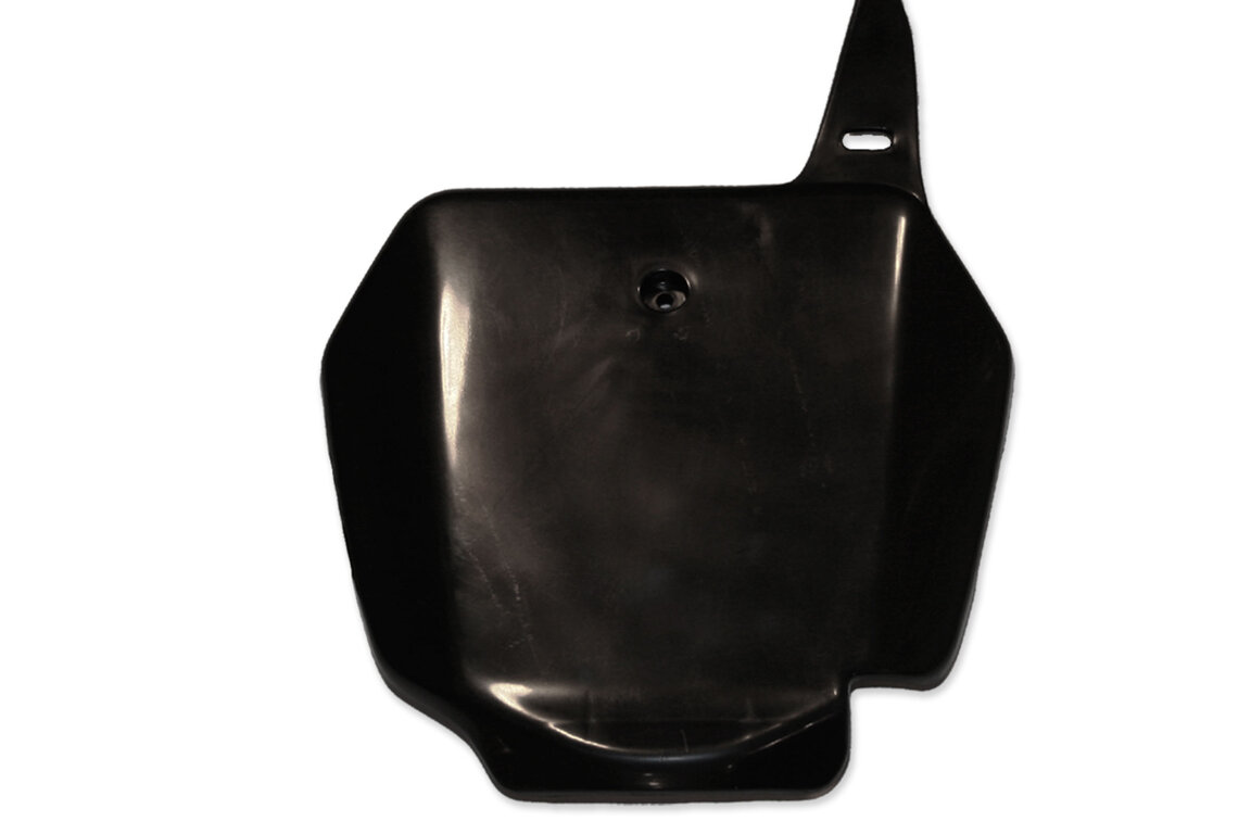 UFO Black Front Number Plate for Suzuki: RM85 (2002-2024)